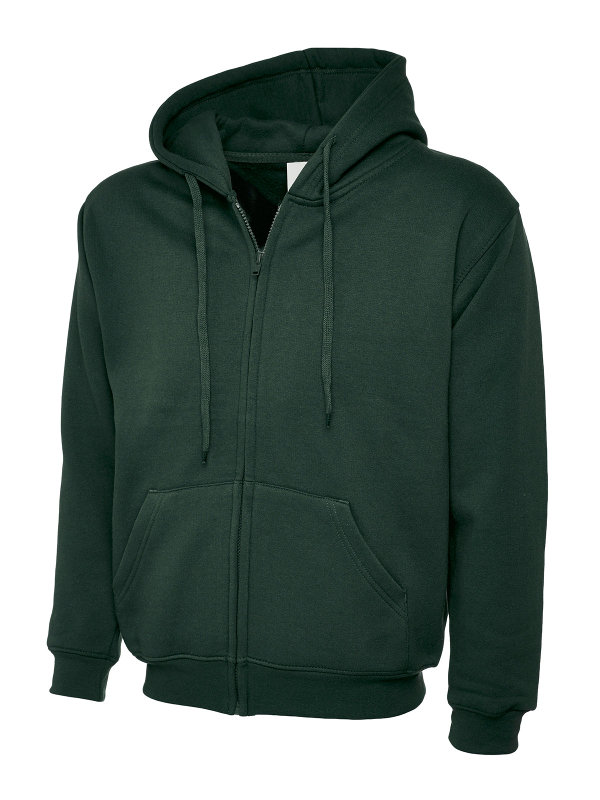 adults_classic_full_zip_hooded_sweatshirt_bottle_green
