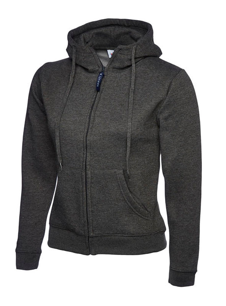 Uneek UC505 - Ladies Classic Full Zip Hooded Sweatshirt