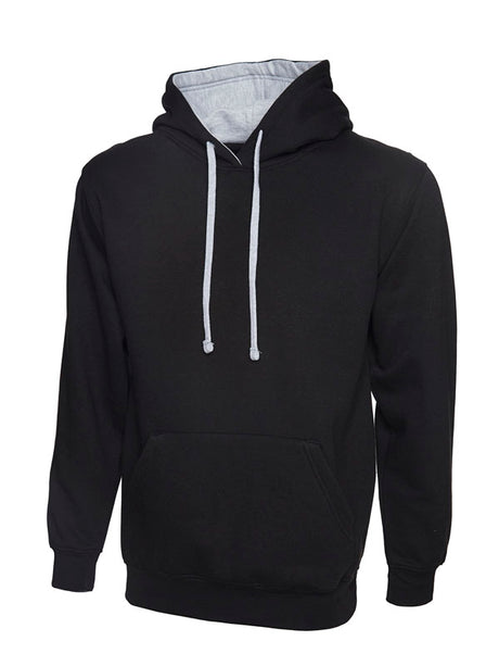 Uneek UC507 - Contrast Hooded Sweatshirt