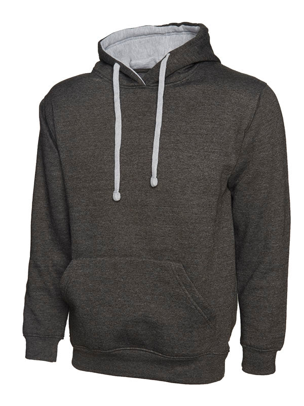 Uneek UC507 - Contrast Hooded Sweatshirt