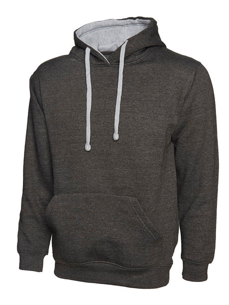 Uneek UC507 - Contrast Hooded Sweatshirt