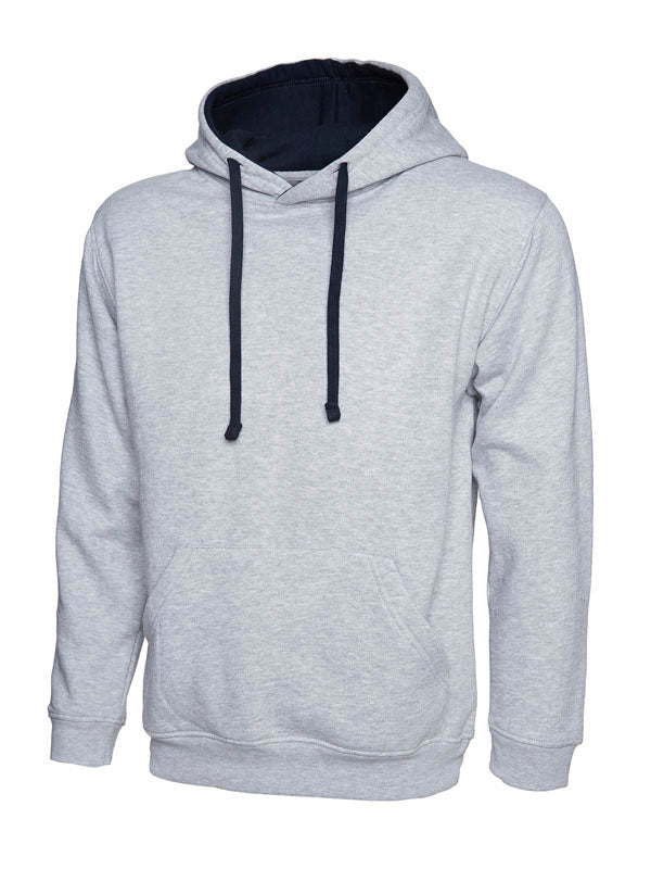 Uneek UC507 - Contrast Hooded Sweatshirt