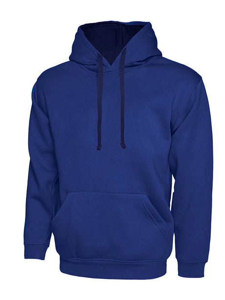 Uneek UC507 - Contrast Hooded Sweatshirt