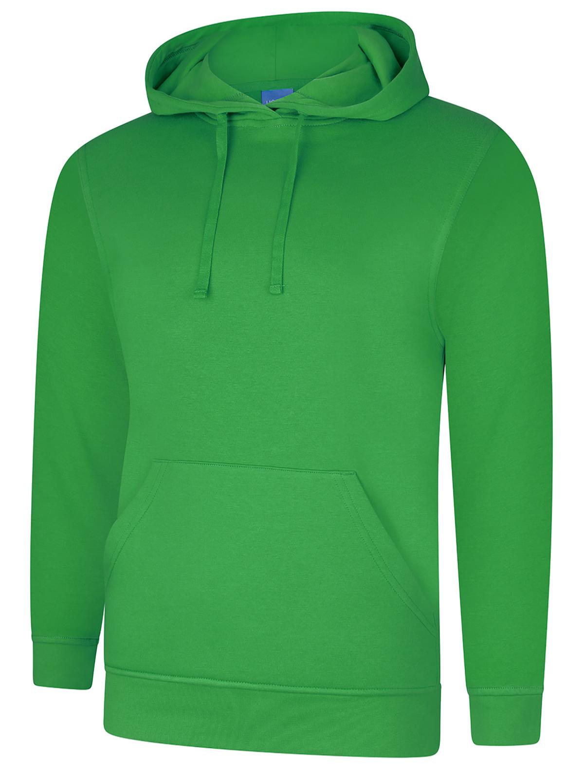 Uneek UC509 - Deluxe Hooded Sweatshirt - Amazon Green / XS - Hoodies: Yellow