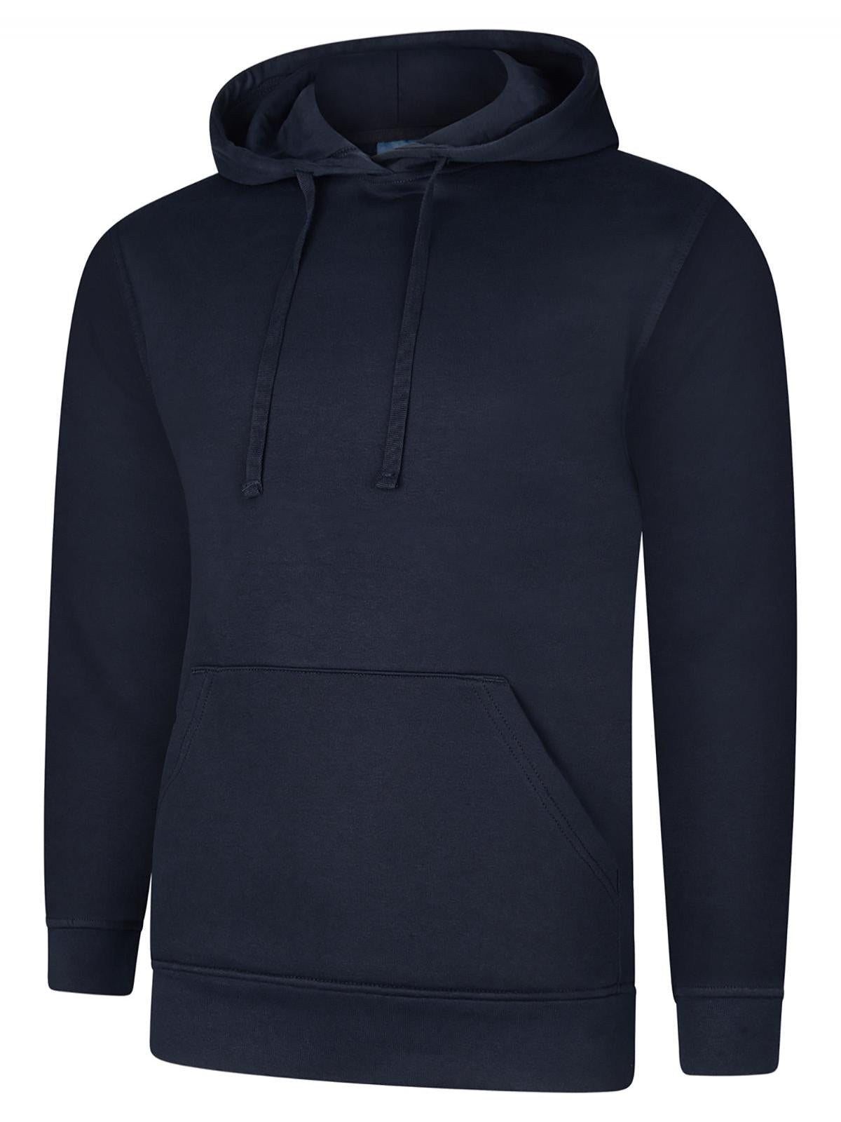 Uneek UC509 - Deluxe Hooded Sweatshirt - Navy / XS - Hoodies: Yellow