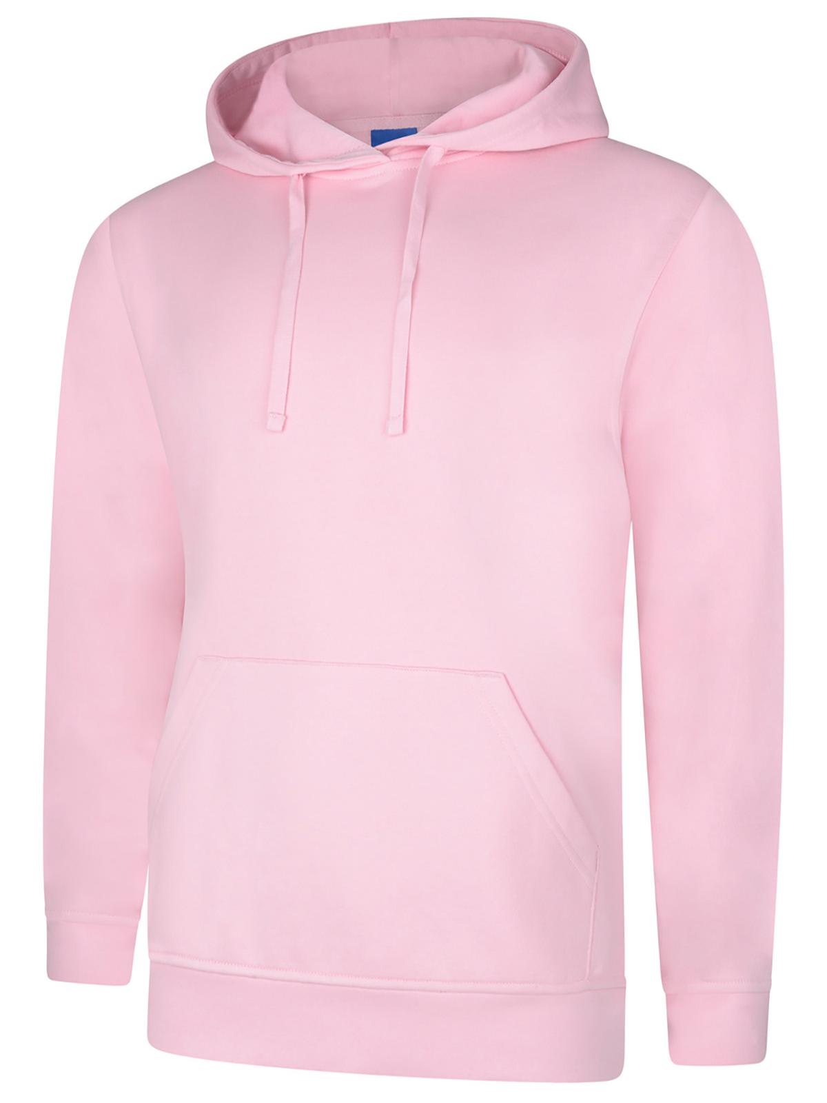 Uneek UC509 - Deluxe Hooded Sweatshirt - Pink / XS - Hoodies: Yellow