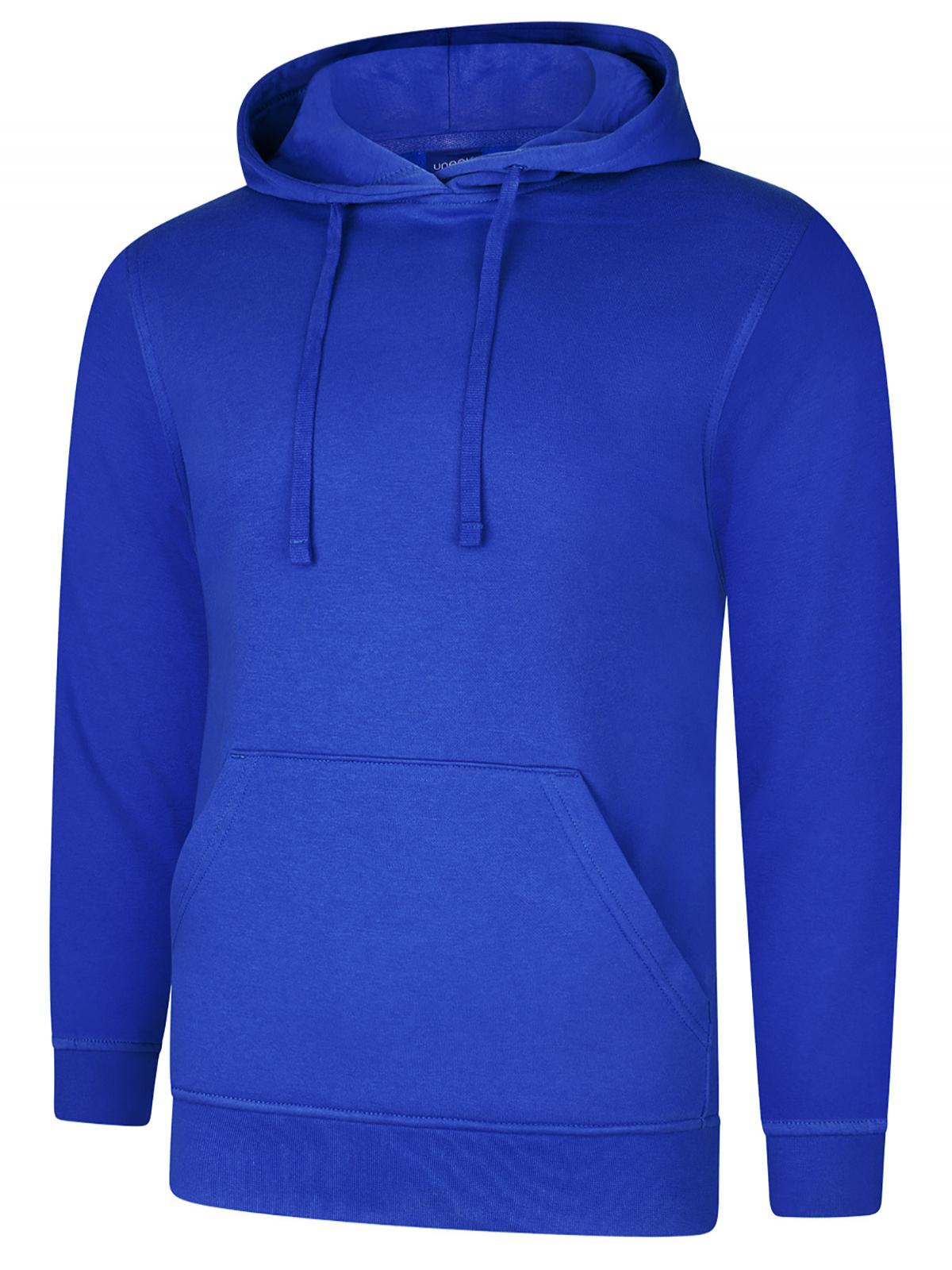 Uneek UC509 - Deluxe Hooded Sweatshirt - Royal / XS - Hoodies: Yellow