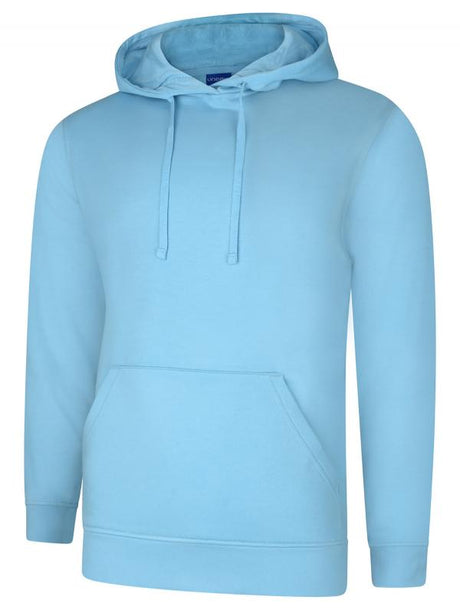 Uneek UC509 - Deluxe Hooded Sweatshirt Sky
