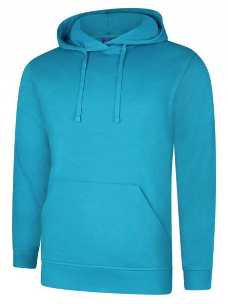 Uneek UC509 - Deluxe Hooded Sweatshirt Sapphire Blue