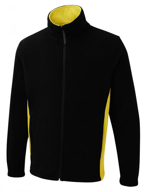 Uneek UC617 - Two Tone Full Zip Fleece Jacket