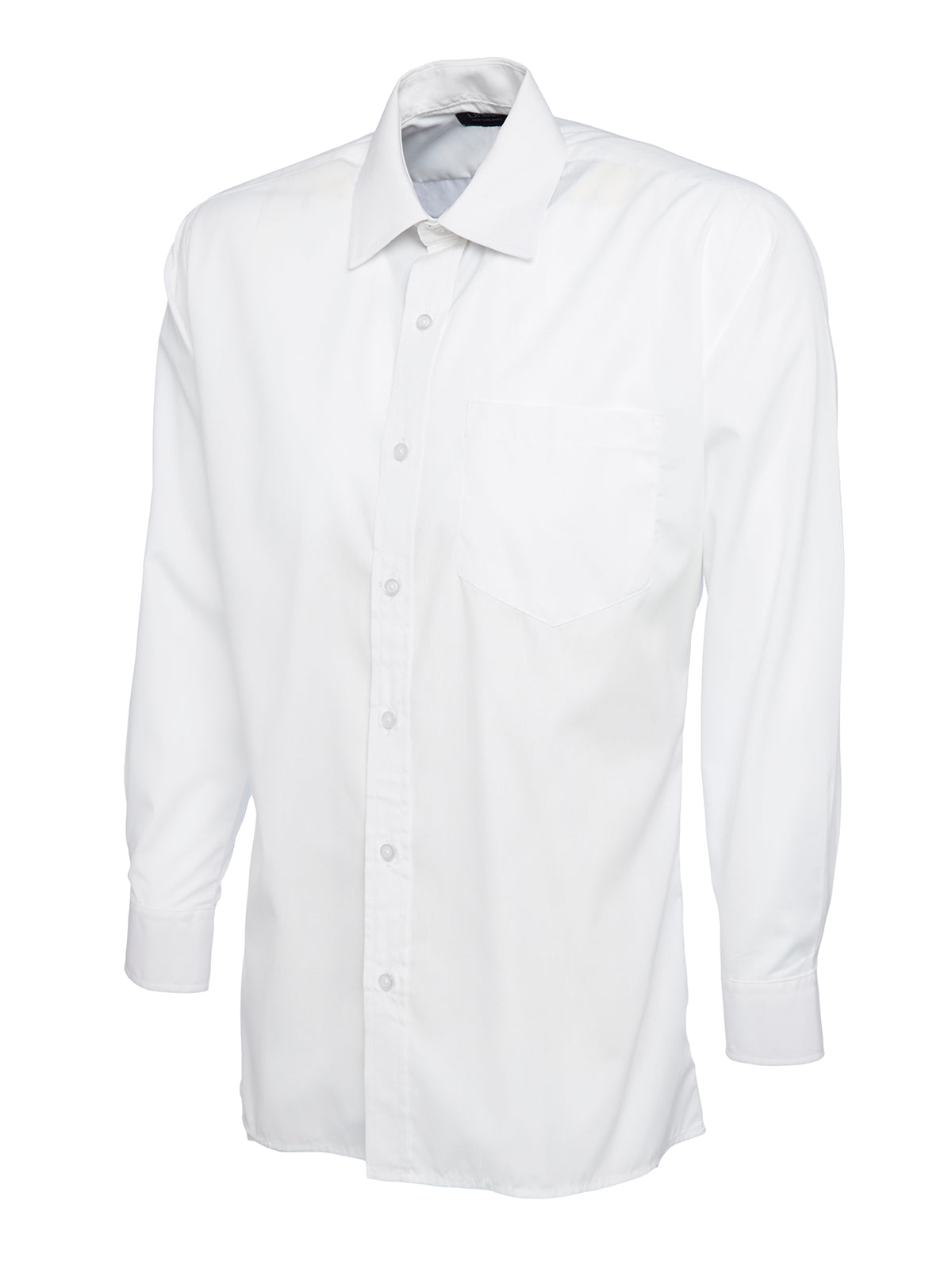 Uneek UC709 - Mens Poplin Full Sleeve Shirt White - Shirts
