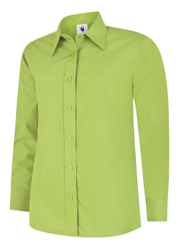 Uneek UC711 - Ladies Poplin Full Sleeve Shirt