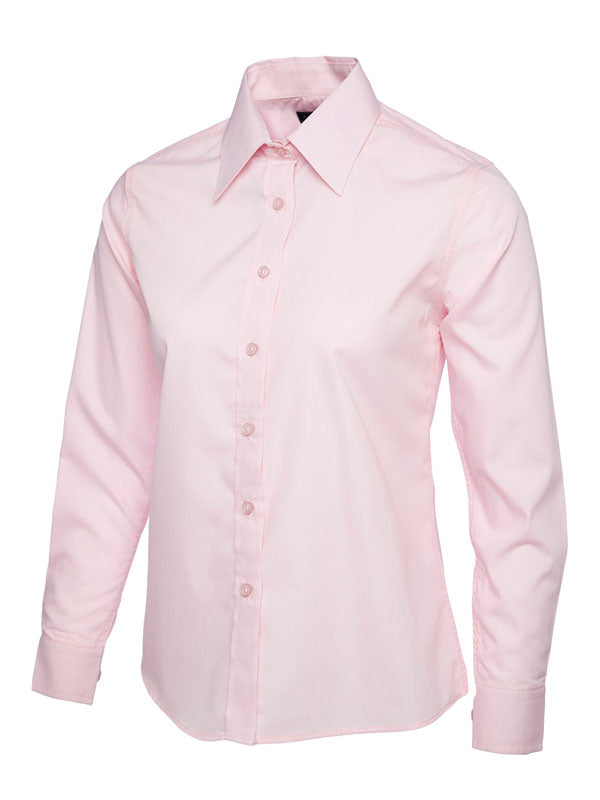 Uneek UC711 - Ladies Poplin Full Sleeve Shirt