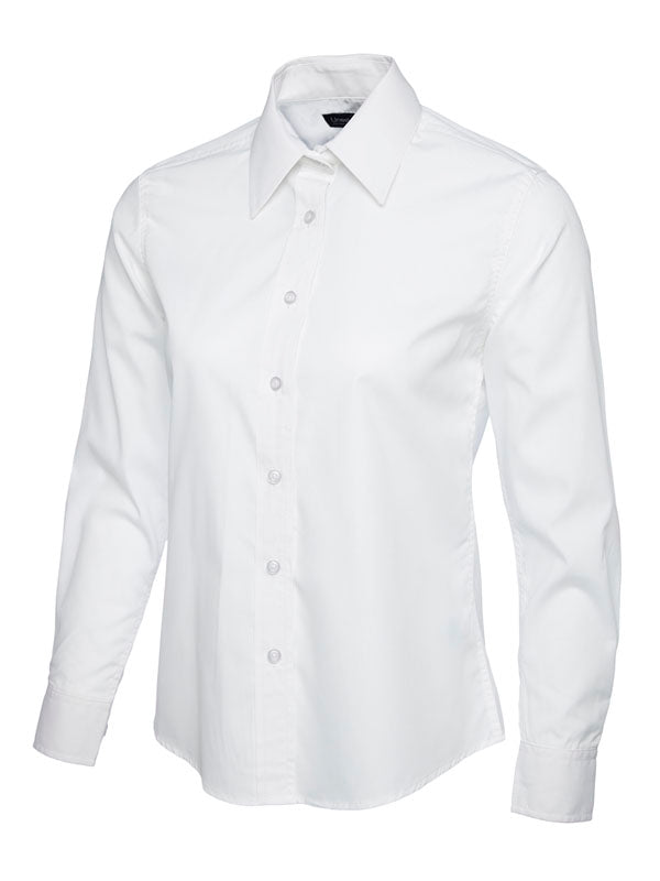 Uneek UC711 - Ladies Poplin Full Sleeve Shirt