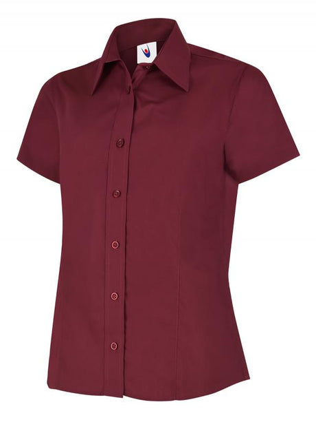 Uneek UC712 - Ladies Poplin Half Sleeve Shirt