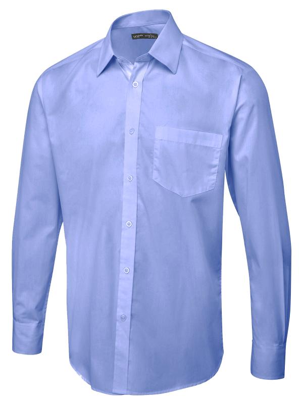 Uneek UC713 - Mens Long Sleeve Poplin Shirt