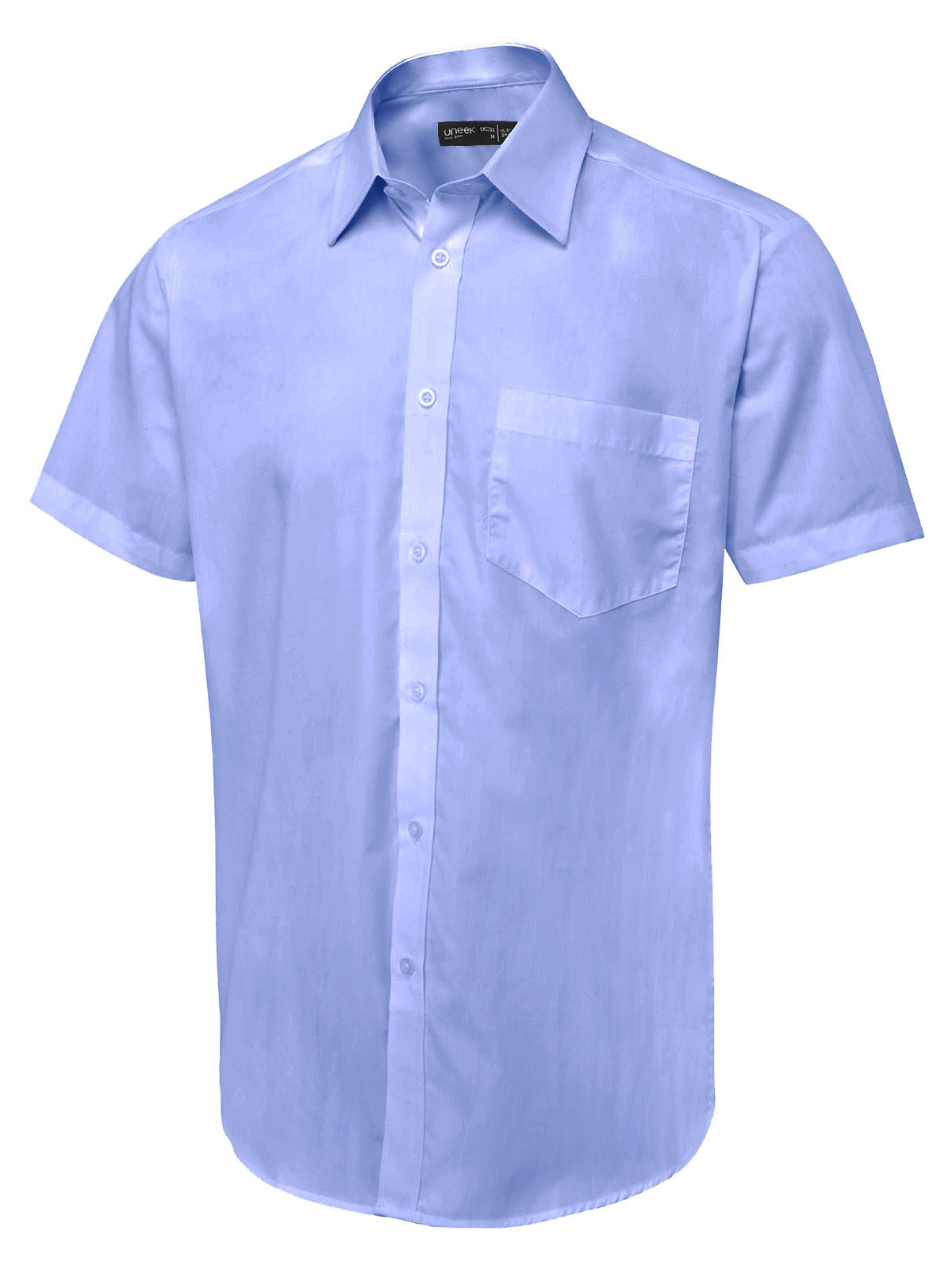 Uneek UC714 - Mens Short Sleeve Poplin Shirt