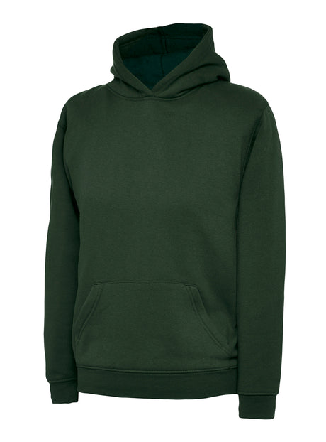 the_ux_childrens_hooded_sweatshirt_bottle_green