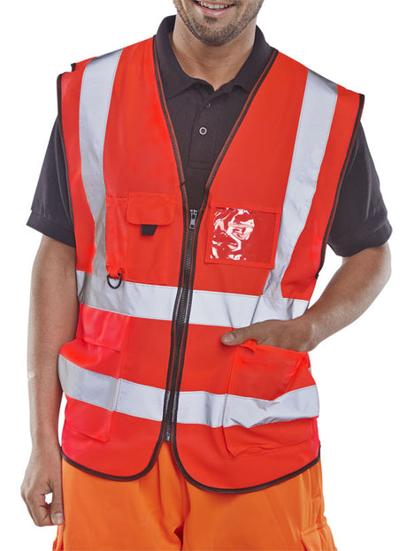 Beeswift Executive Hi Viz Waistcoat
