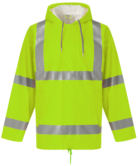 Yoko Hi-Vis Soft Flex Breathable U-Dry Jacket