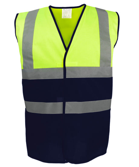 Yoko Hi-Vis Two-Tone Waistcoat