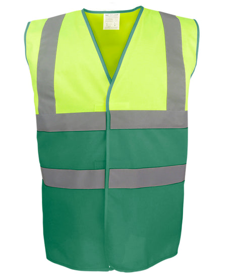 Yoko Hi-Vis Two-Tone Waistcoat