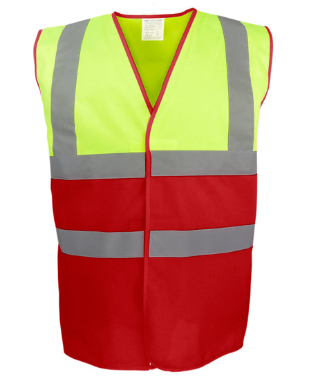 Yoko Hi-Vis Two-Tone Waistcoat