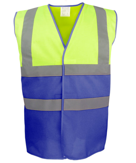Yoko Hi-Vis Two-Tone Waistcoat