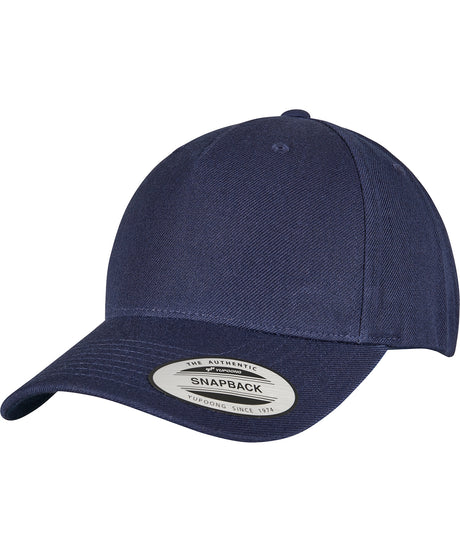 Flexfit by Yupoong YP classics 5-panel premium curved visor snapback cap