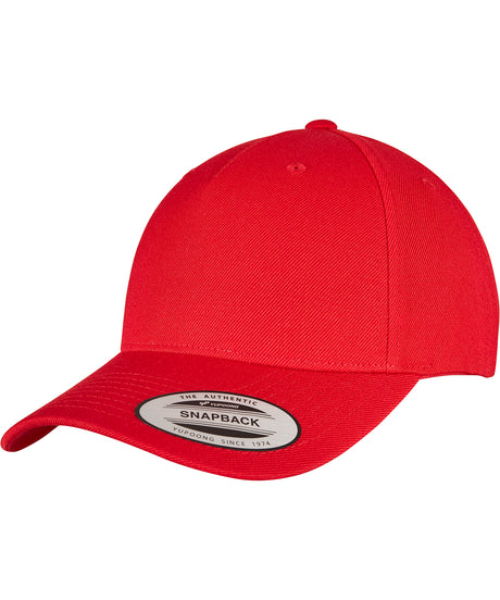 Flexfit by Yupoong YP classics 5-panel premium curved visor snapback cap
