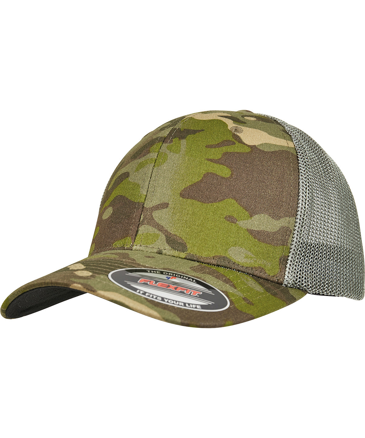 Flexfit by Yupoong MultiCam trucker mesh cap