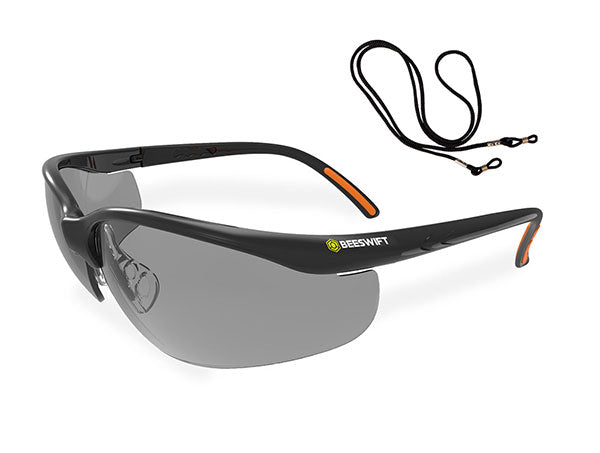 Beeswift High Performance Lens Safety Spectacle - Grey - Eye Protection