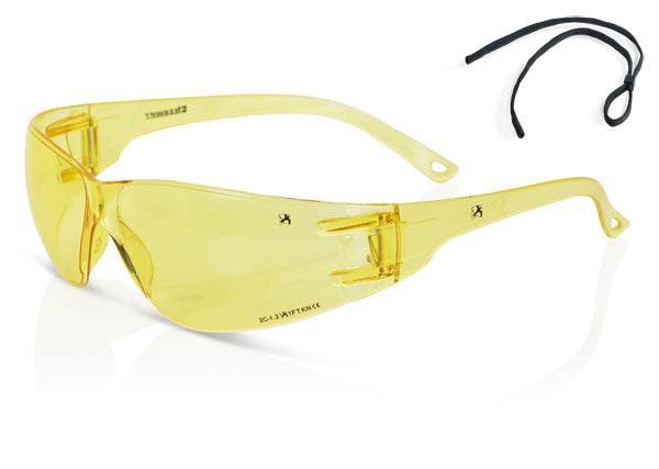 Beeswift Performance Wrap Around Spectacle - Yellow - Eye Protection