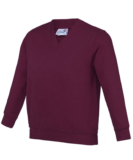 AWDis Kids Academy v-neck sweatshirt