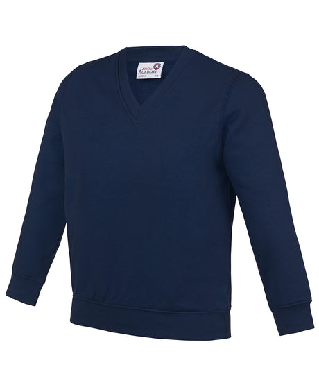 AWDis Kids Academy v-neck sweatshirt