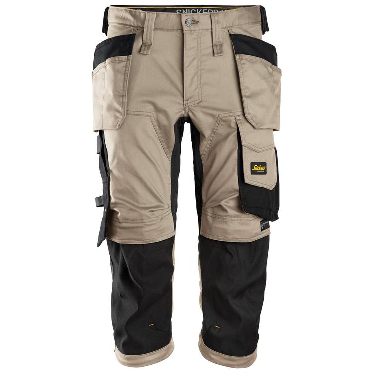 Snickers 6142 Allroundwork Stretch Pirates Holster pocket Khaki\Black