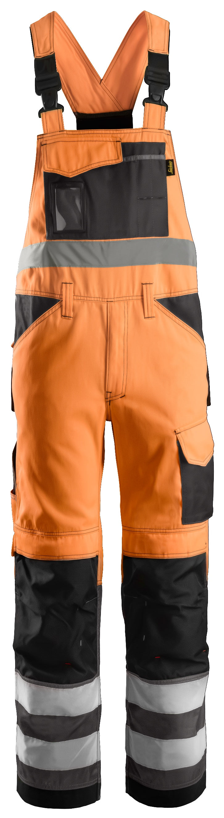 Snickers 1135 High-Vis Bib & Brace Orange\Muted blac