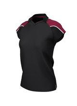 Igen Female Polo Black Maroon - 42 - Sportswear
