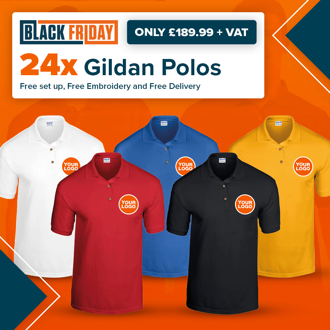 24x Gildan Polo Shirt Bundle