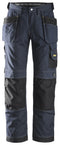 Snickers 3213 Craftsmen Holster pocket Trousers Rip Navy\Black