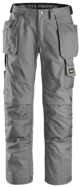 Snickers 3314 Canvas Trousers, Grey\Grey