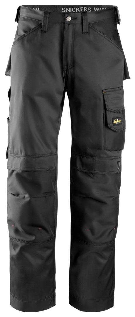 Snickers 3312 Duratwill Trousers, Black\Black