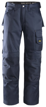 Snickers 3312 Duratwill Trousers, Navy\Navy