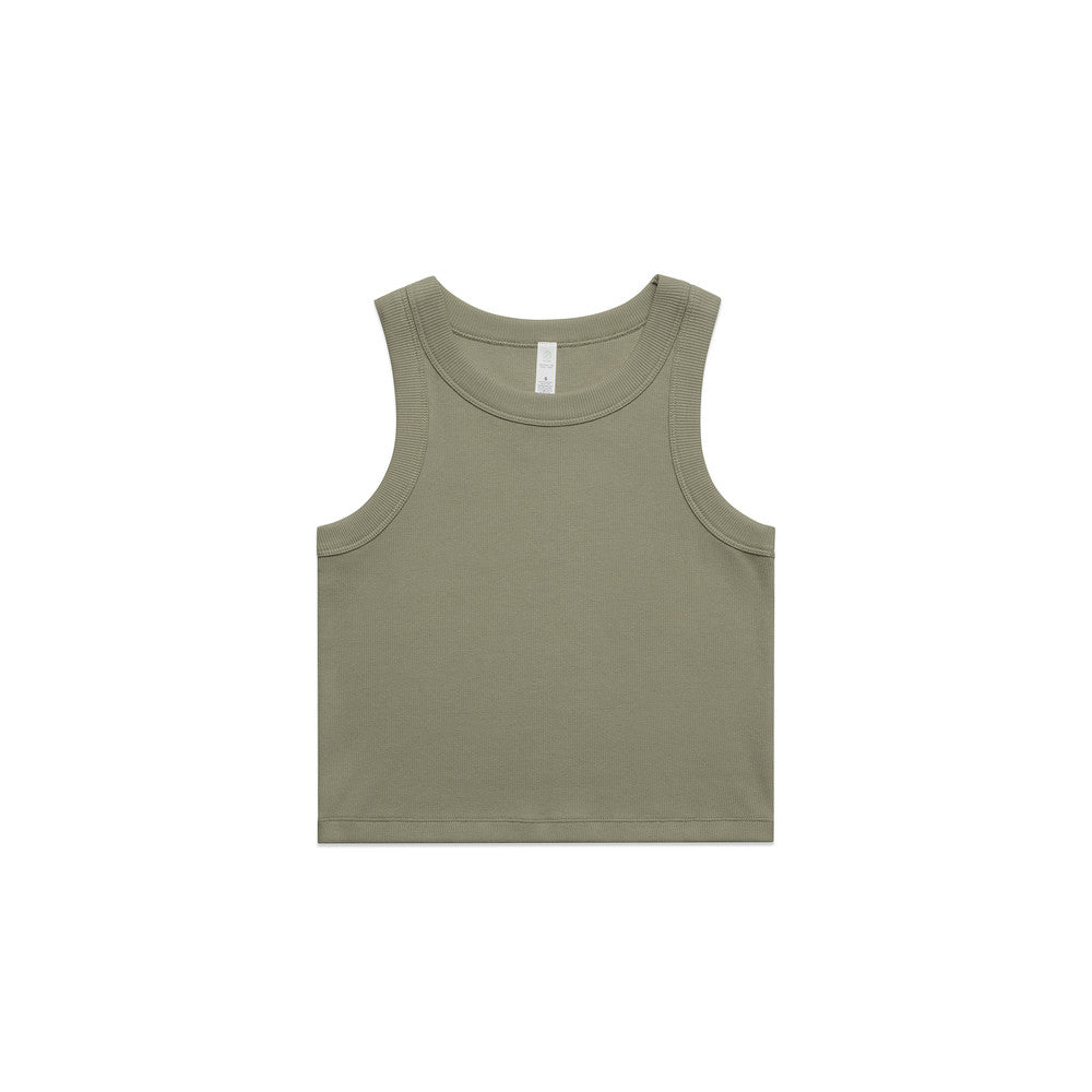 AS Colour Organic Rib Crop Tank (4064G)