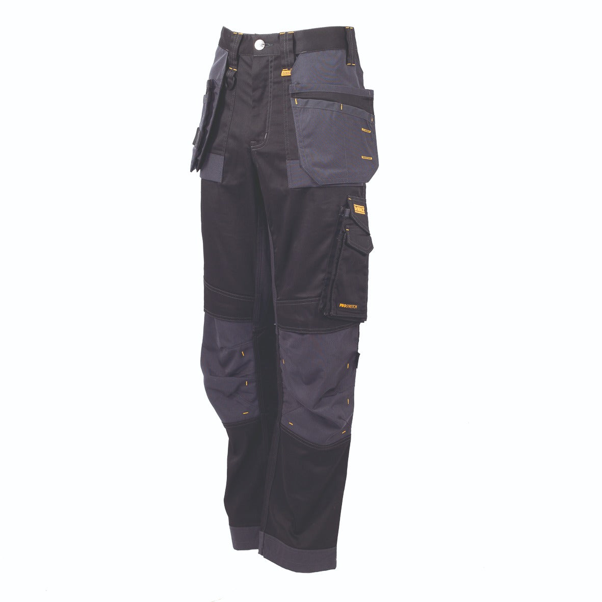 Dewalt Harrison Regular Fit Stretch Trouser Black/Grey - Trousers