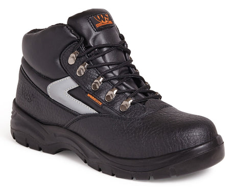 Work Site Ss601Sm Black Mid-Cut Safety Boot 1