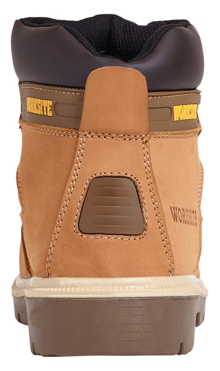 Work Site Ss613Sm Wheat 6'' Safety Boot 3