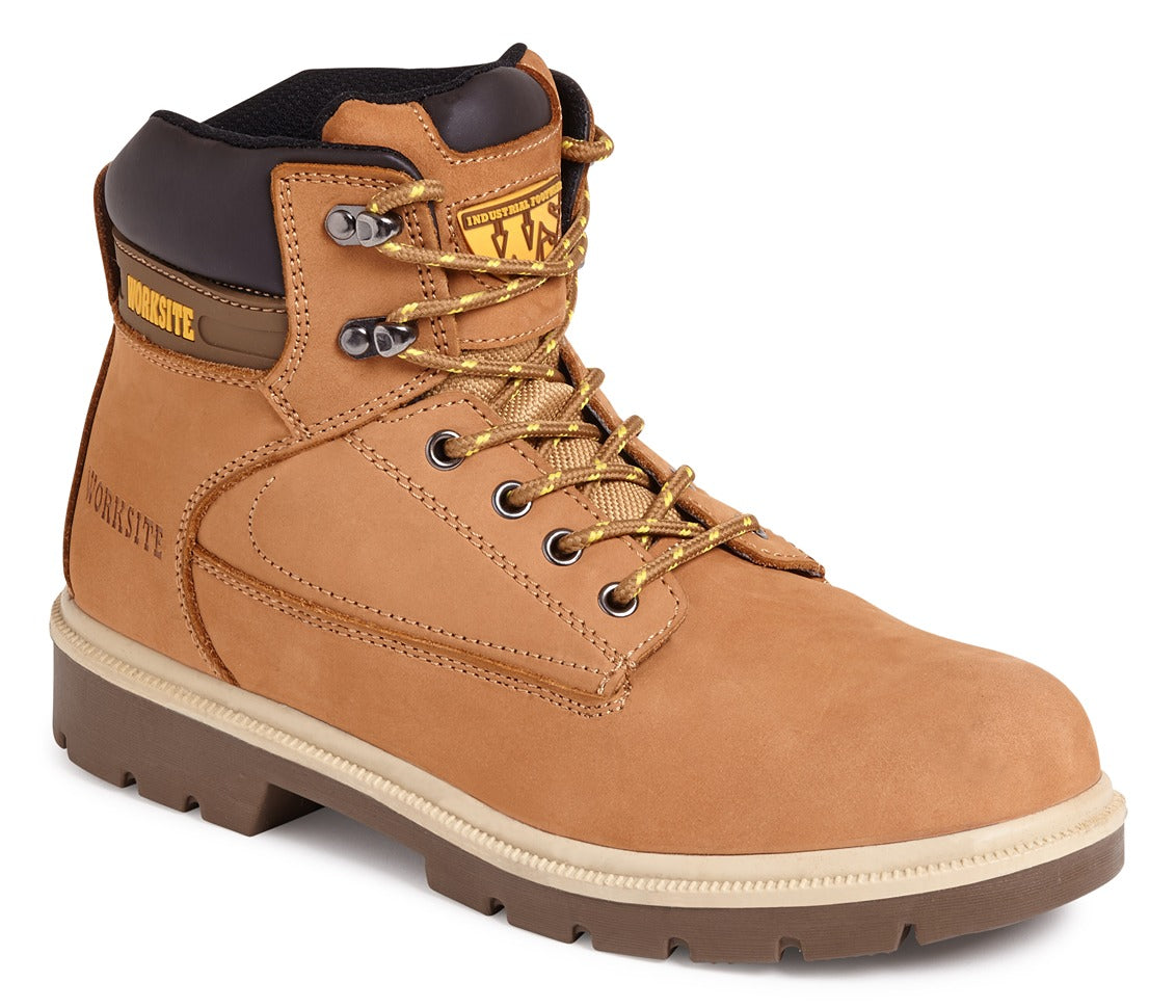Worksite Ss613Sm Wheat 6’’ Safety Boot - Footwear