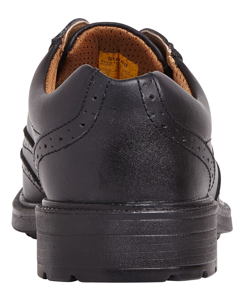 City Knights Ss500Cm Black Brogue Safey Shoe 3