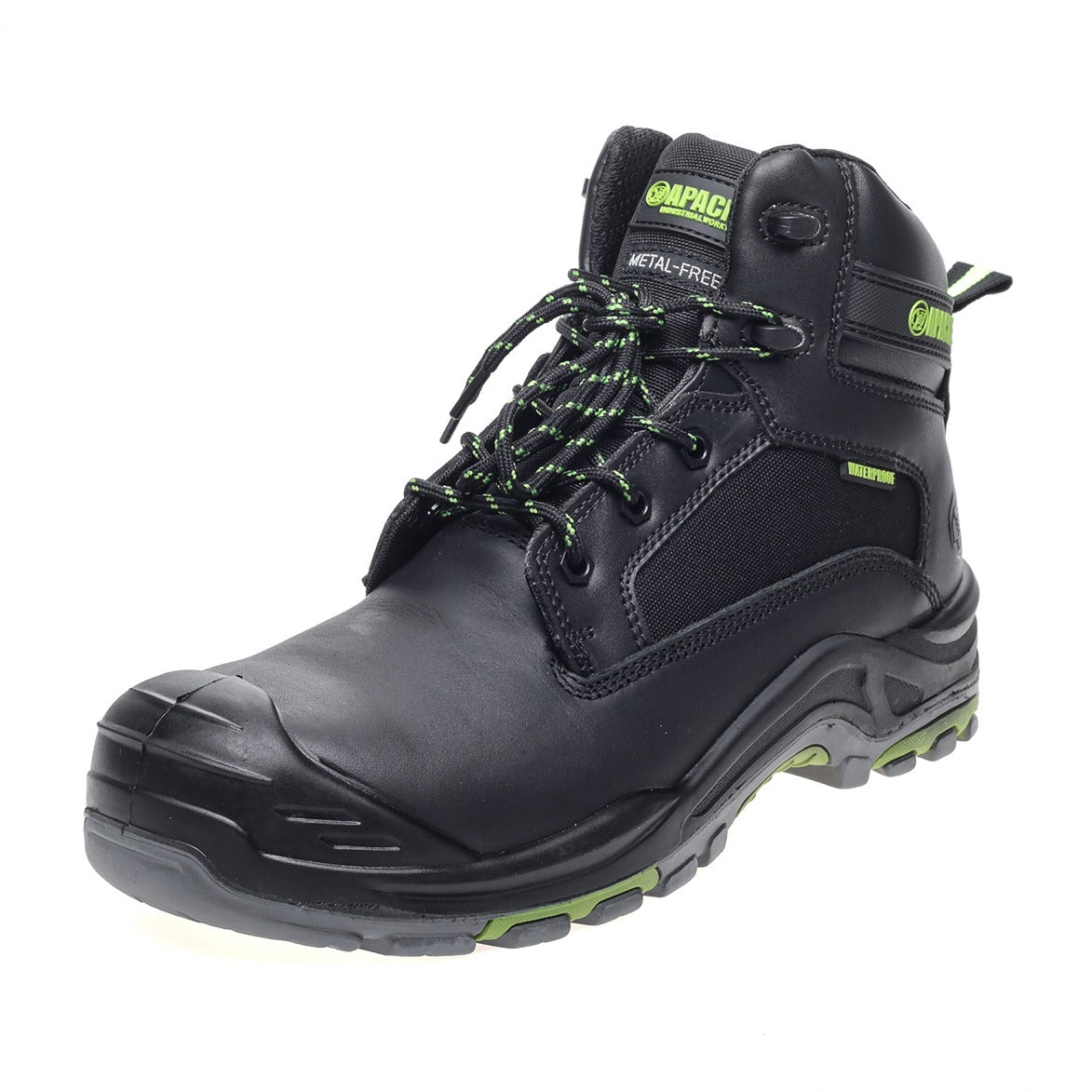 Apache Dakota Black Metal Free Waterproof Safety Boot - Footwear